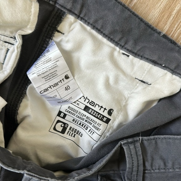 Carhartt Relaxed Fit Men's Gray Cargo Shorts - Picture 5 of 7